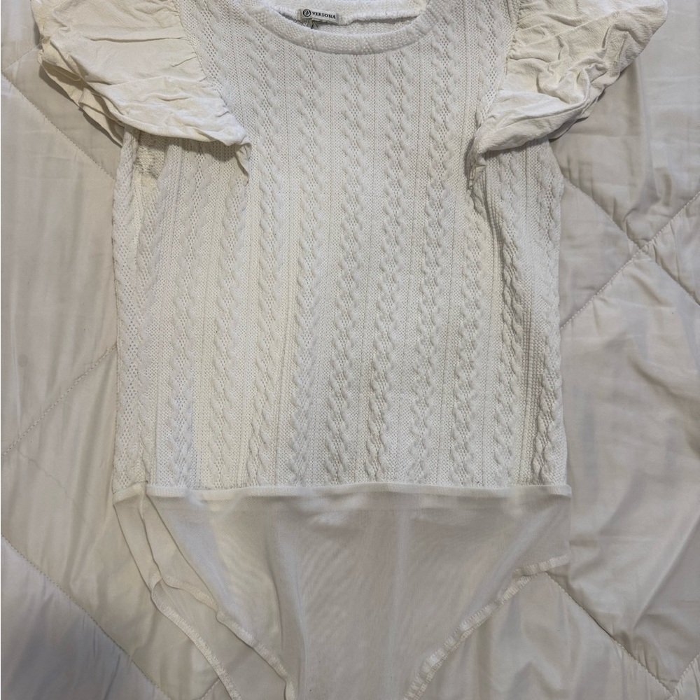 Elegant White Women's Top